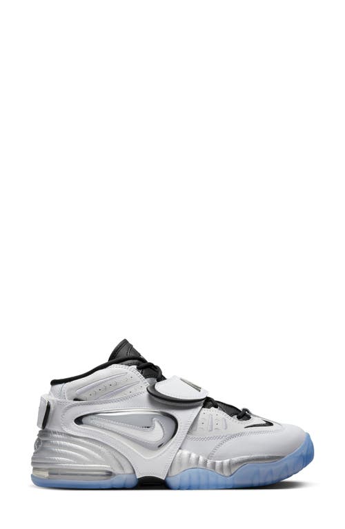Shop Nike Air Adjust Force 2023 Sneaker In White/metallic Silver/black