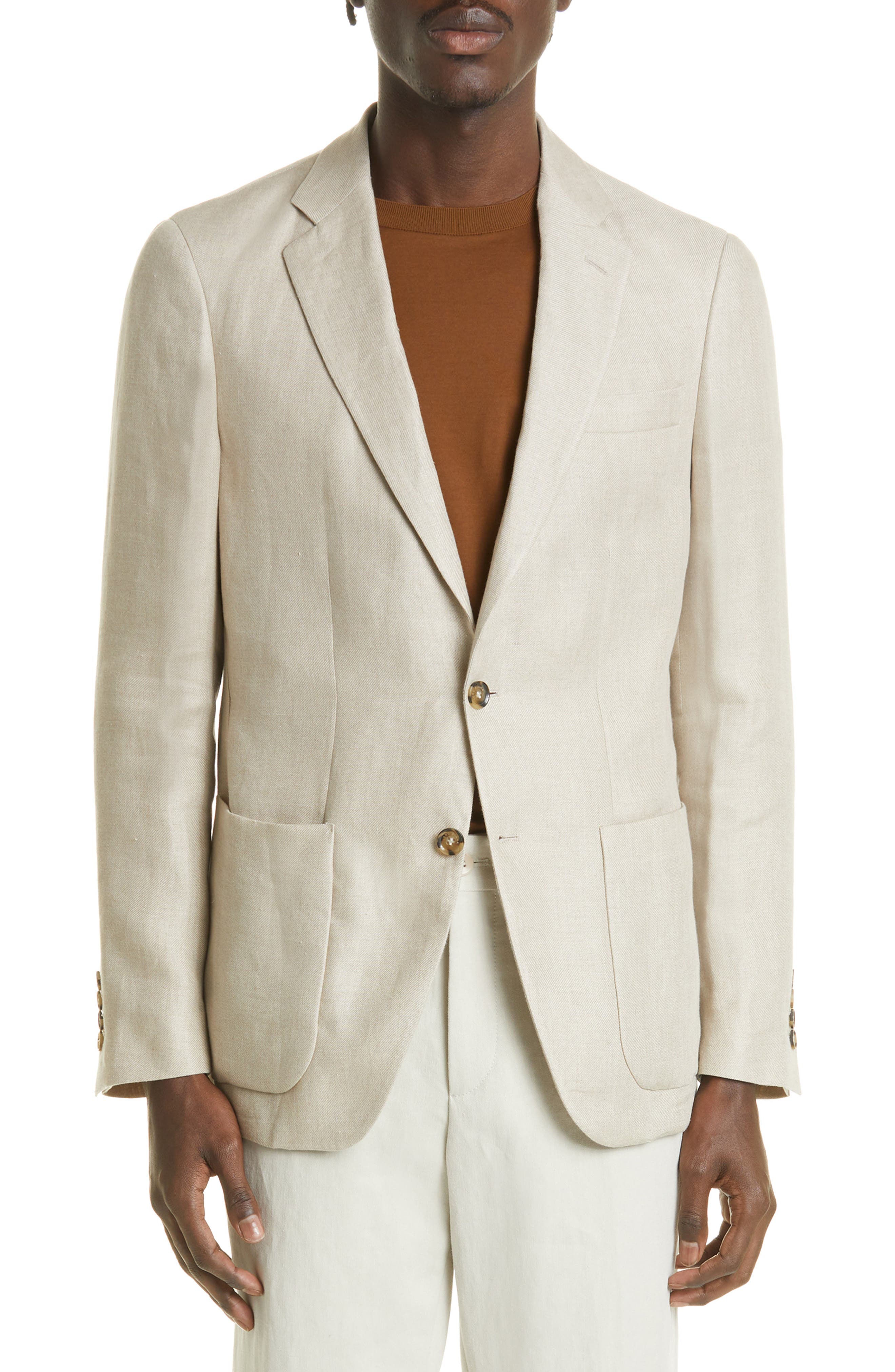 mens linen sport coat