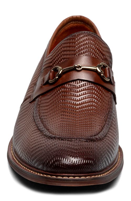 Shop Stacy Adams Madsen Bit Loafer In Brown