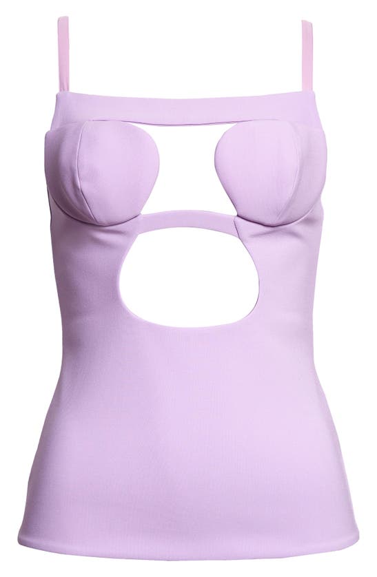 NENSI DOJAKA CUTOUT PADDED CORSET TOP