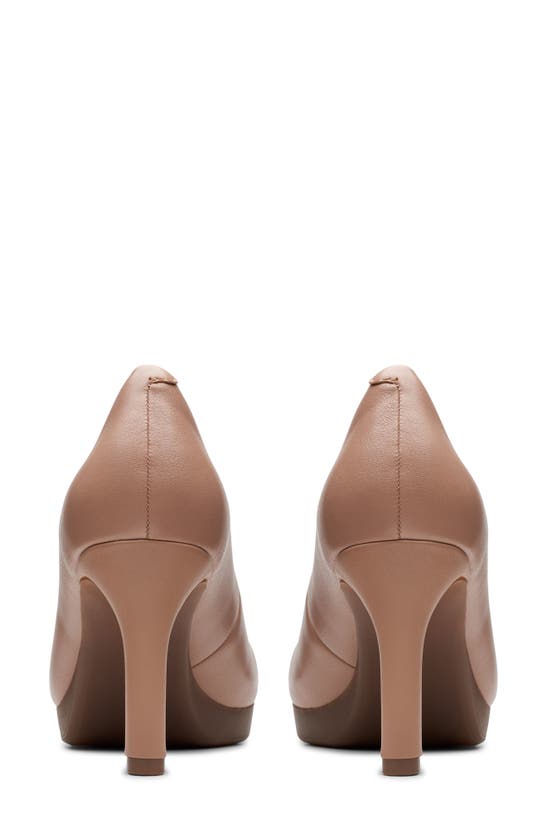 Clarks Ambyr2 Braley In Warm Beige Leather