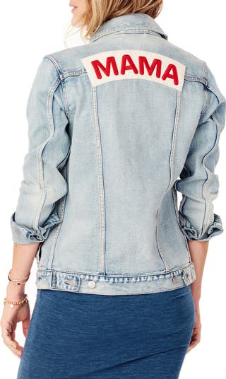 Ingrid and isabel 2025 mama denim jacket