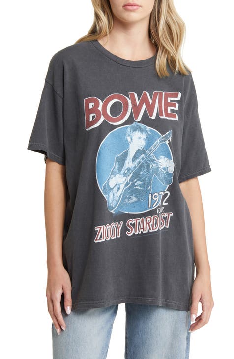 Bowie Ziggy Stardust Cotton Graphic T-Shirt