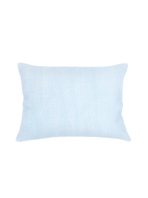 Anaya So Soft Linen Pillow Down Alternative Insert In Sky Blue