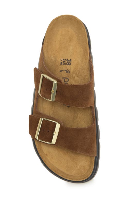 Shop Papillio By Birkenstock Arizona Chunky Sandal In Dark Tea