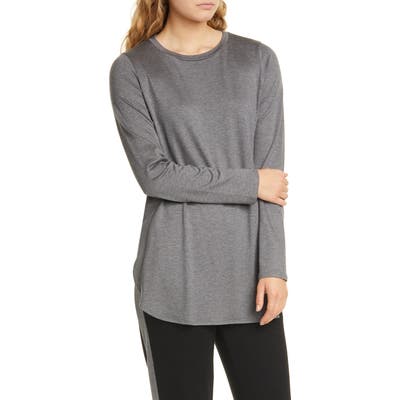 Eileen Fisher Crewneck Tunic, Grey