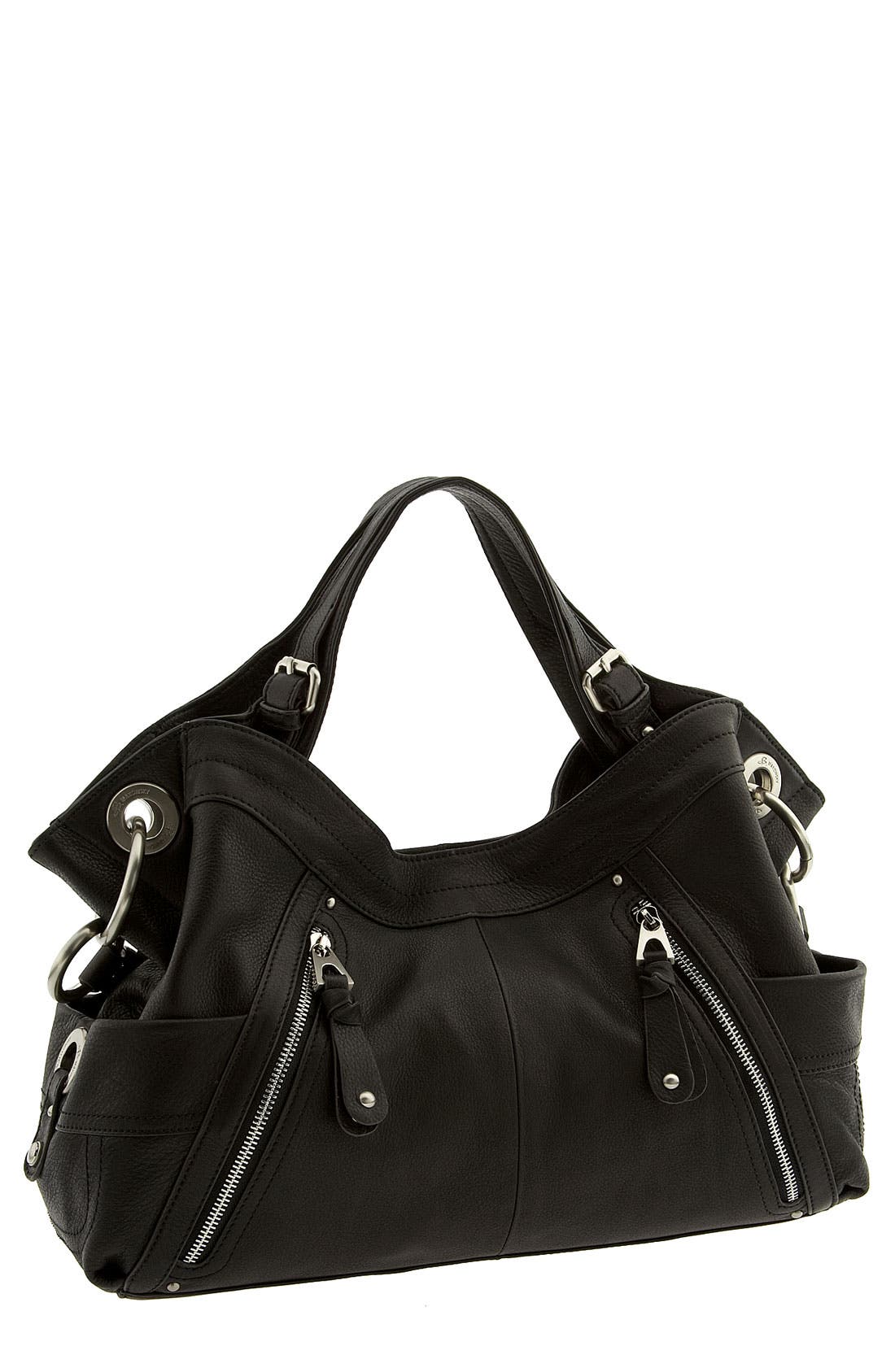 B. Makowsky Diagonal Zip Horizontal Tote | Nordstrom