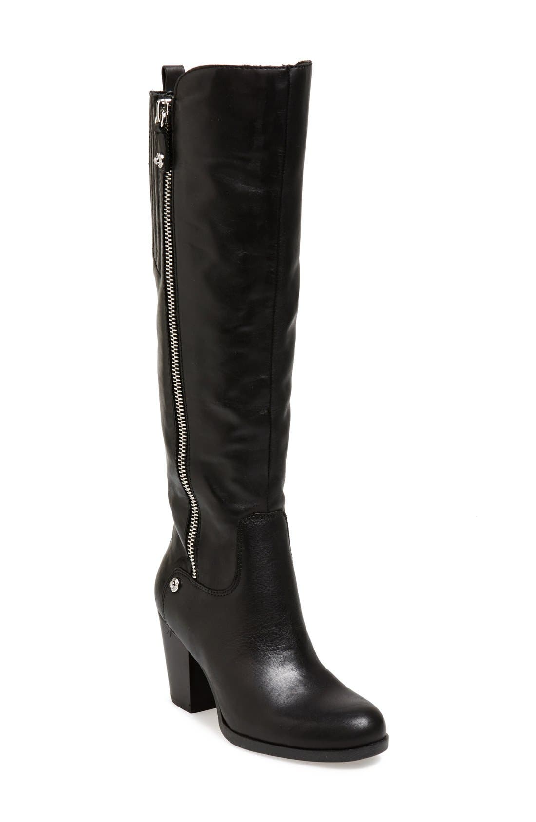 GUESS 'Tolum' Knee High Leather Boot (Women) Nordstrom