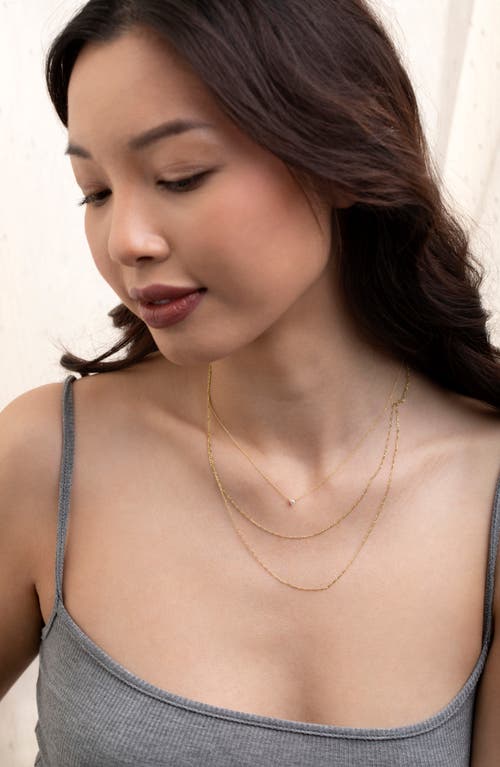 14K Gold Mixed Chain Necklace in 14K Yellow Gold