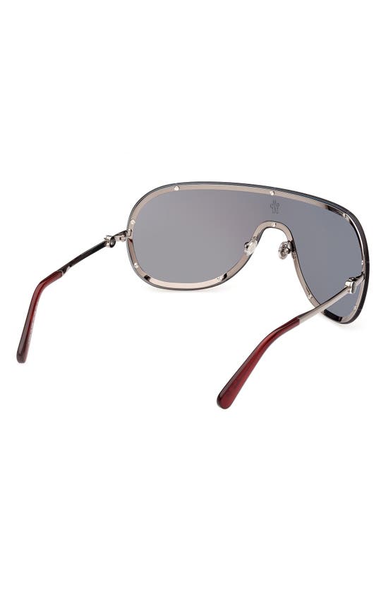 Moncler Avionn Shield Sunglasses In Bordeaux Mirror Modesens 5733