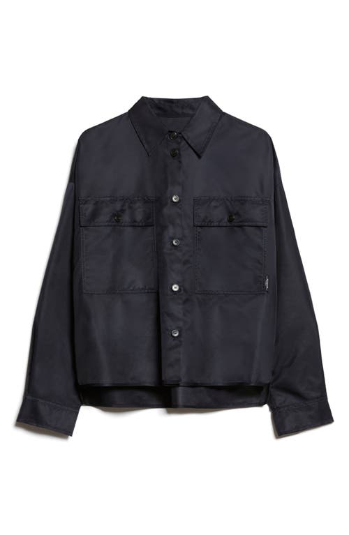 Shop Weekend Max Mara Cremona Water Resistant Jacket In Navy