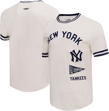 PRO STANDARD Men's Pro Standard Cream New York Yankees Cooperstown  Collection Retro Classic T-Shirt