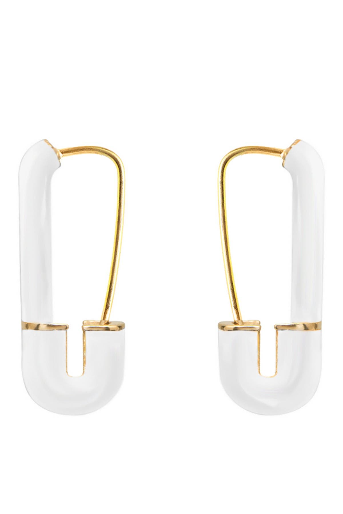 gabi rielle safety pin earrings