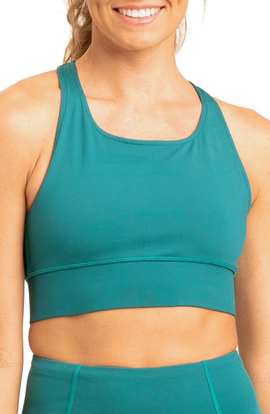 Threads 4 Thought Strappy Sports Bra In Parrotfish