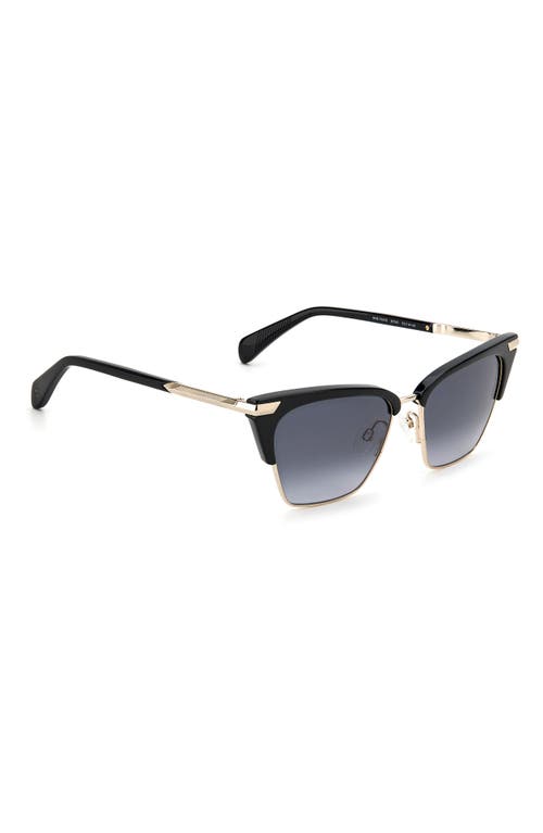 Shop Rag & Bone 53mm Cat Eye Sunglasses In Black