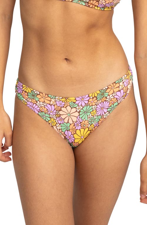 Roxy All About Sol Hipster Bikini Bottoms Root Beer at Nordstrom,