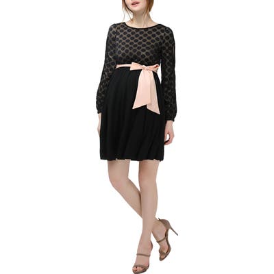 Kimi And Kai Macy Maternity Babydoll Dress