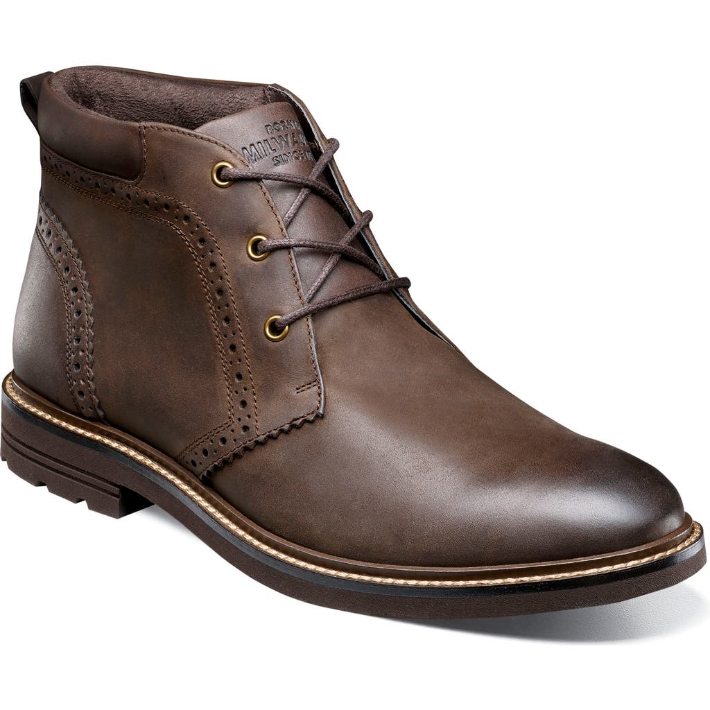 Nunn Bush Men's Ozark Ii Plain Toe Chukka In Brown Ch