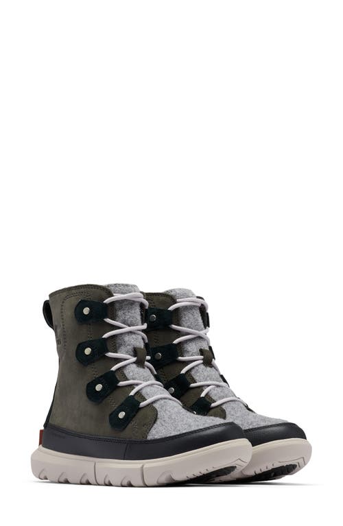 SOREL Explorer II Waterproof Winter Boot in Jet Vapor at Nordstrom, Size 8.5