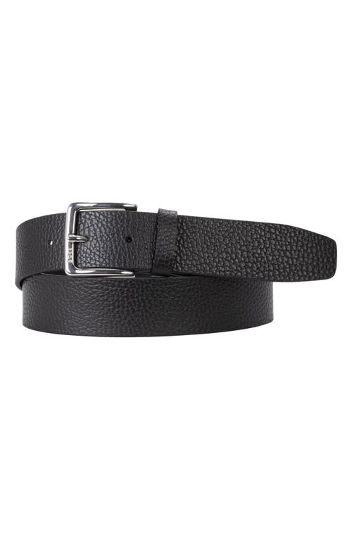 Shop Hugo Boss Boss Ronnie Leather Belt In Black