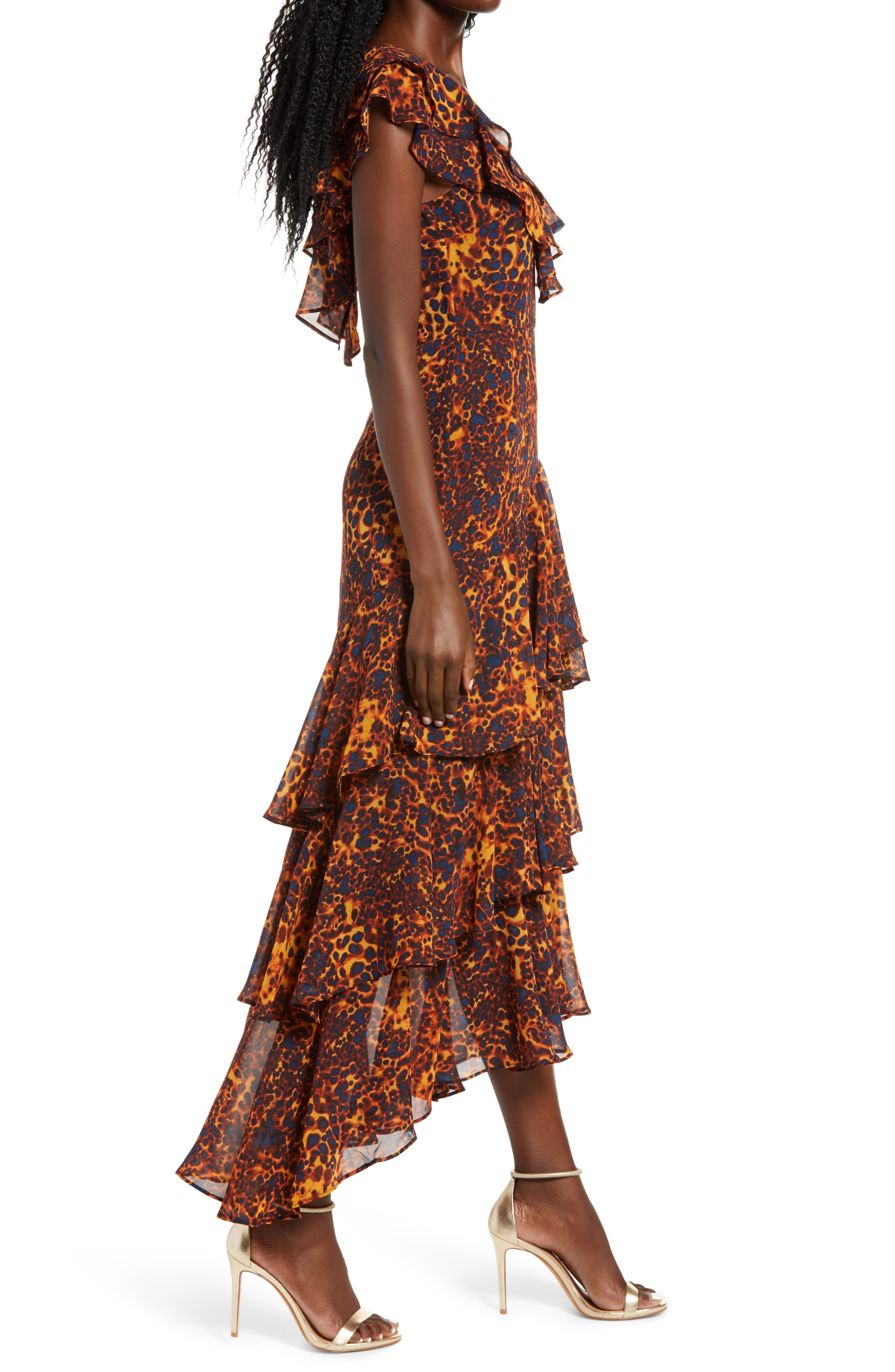 Wayf Chelsea Tiered Ruffle Maxi Dress Hautelook