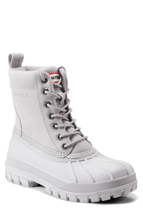 Hunter Men's Southall Waterproof Duck Boots From Finish Line In Light Grey