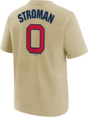 Nike Youth Nike Marcus Stroman Cream Chicago Cubs 2022 Field of Dreams Name  & Number T-Shirt