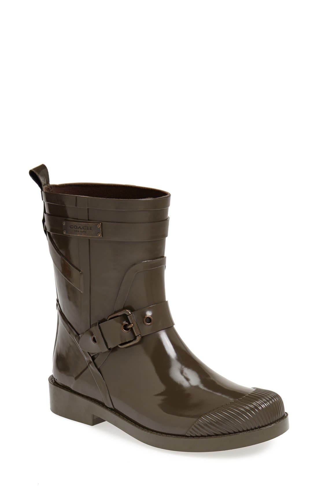 coach lester rain boots