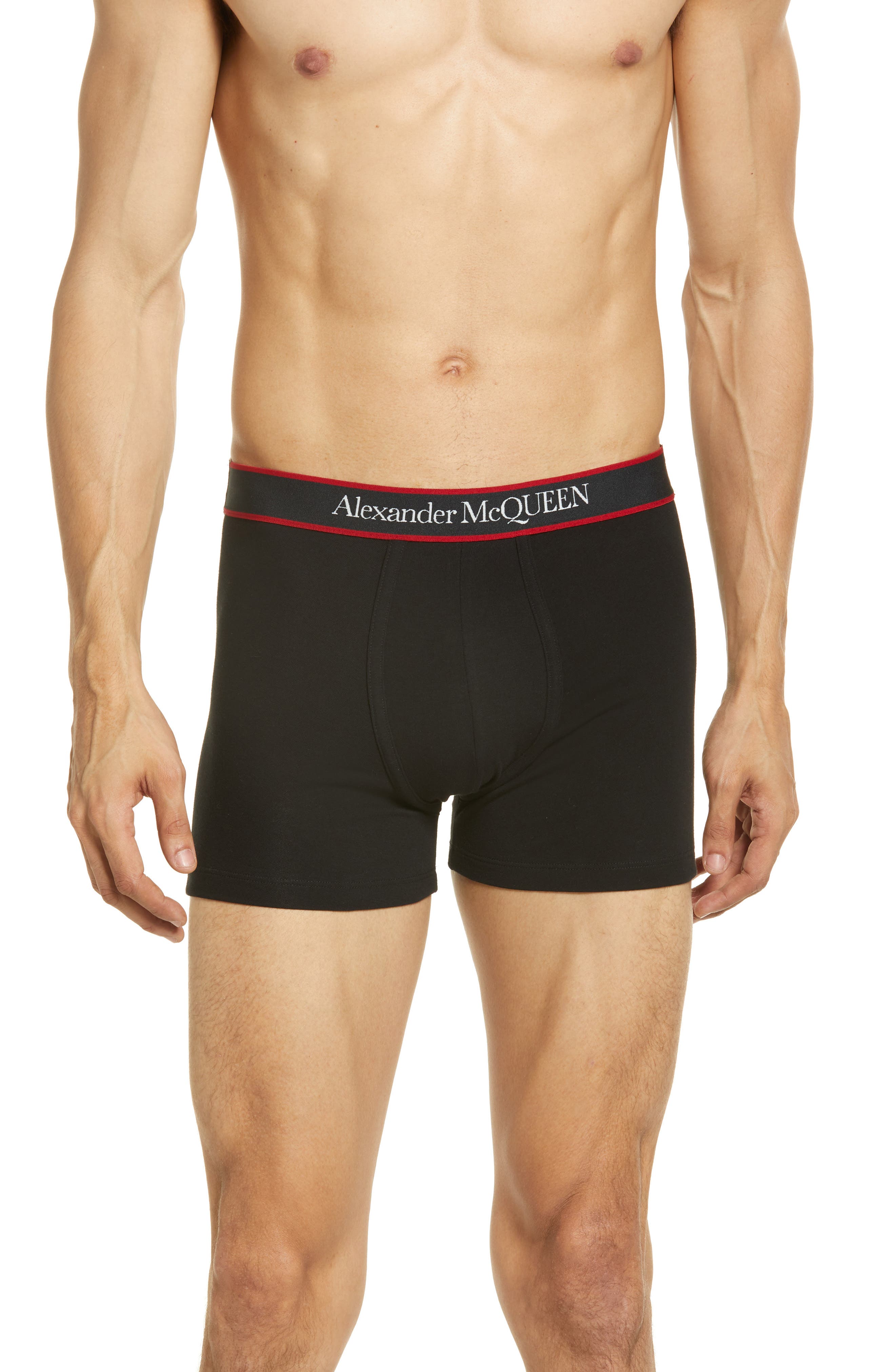 Alexander McQueen White Selvedge Slip for Men Mens Clothing Underwear Boxers briefs 