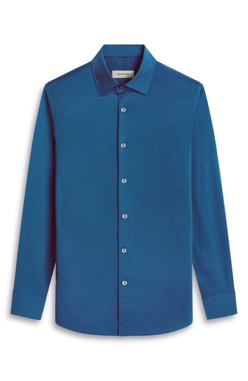 Bugatchi Men's Ooohcotton James Micro-stripe Sport Shirt In Navy