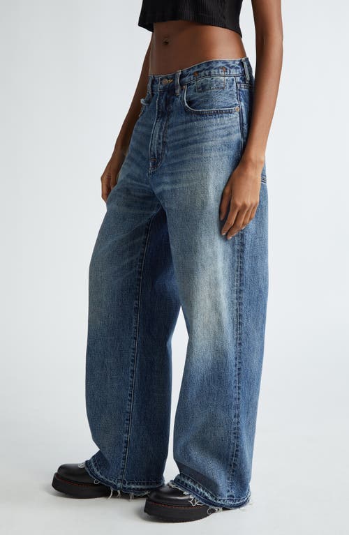 Shop R13 Darcy Loose Jeans In Barter Indigo