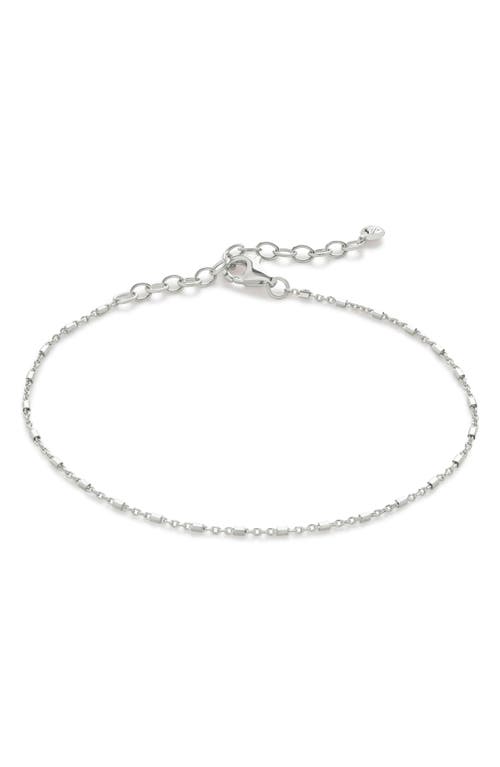 Monica Vinader Station Chain Bracelet in Sterling Silver at Nordstrom