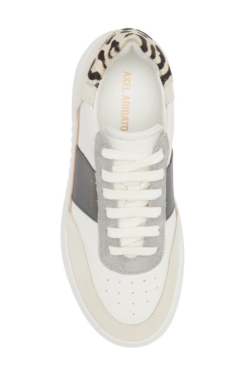 Shop Axel Arigato Orbit Platform Sneaker In White/cremino