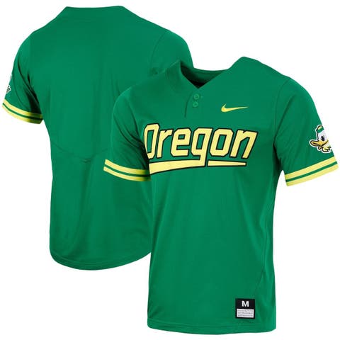 Nike Men's Oregon Ducks Green Dri-Fit Replica Baseball Jersey, XXL