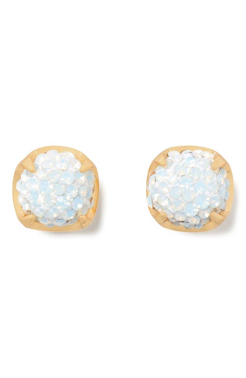 Kate Spade New York pop of joy stud earrings in Opal. 