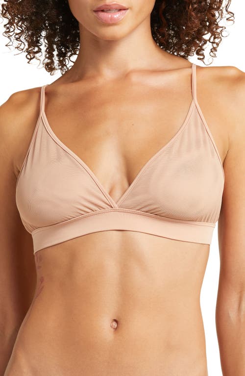 nude barre Mesh Wireless Bra 8Am at Nordstrom,