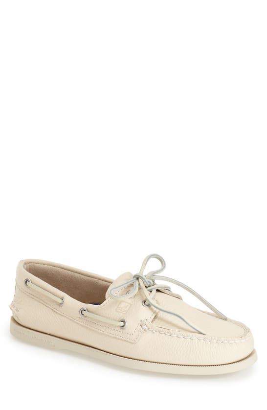Shop Sperry Authentic Original Boat Shoe In White