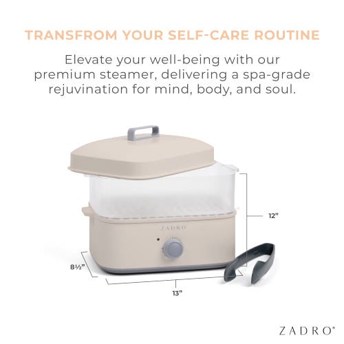 Zadro Towel Steamer In Tan/gray