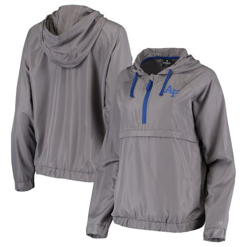 COLOSSEUM Women's Colosseum Gray Air Force Falcons Packable Half-Zip Jacket