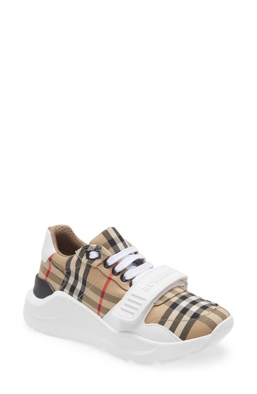 burberry Regis Check Sneaker in Archive Beige at Nordstrom, Size 10Us