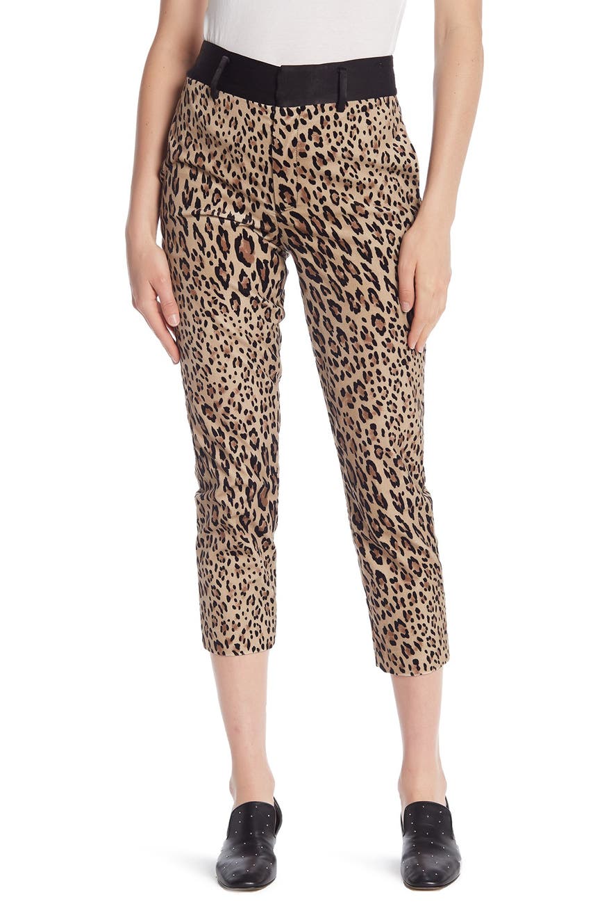FRAME | Cheetah Print Tux Pants | Nordstrom Rack