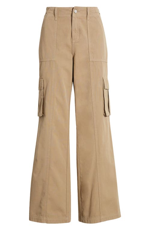 Shop Pacsun Mid-rise Cargo Pants In Timber Wolf