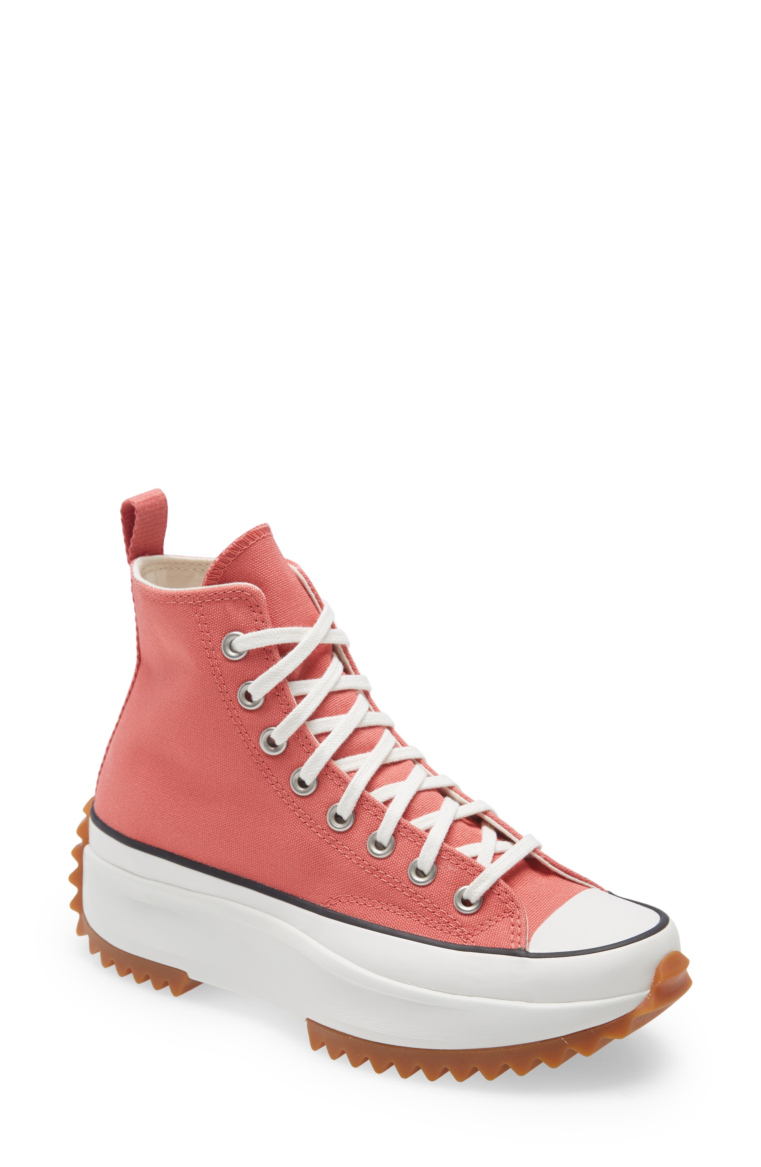 converse leather platform high tops