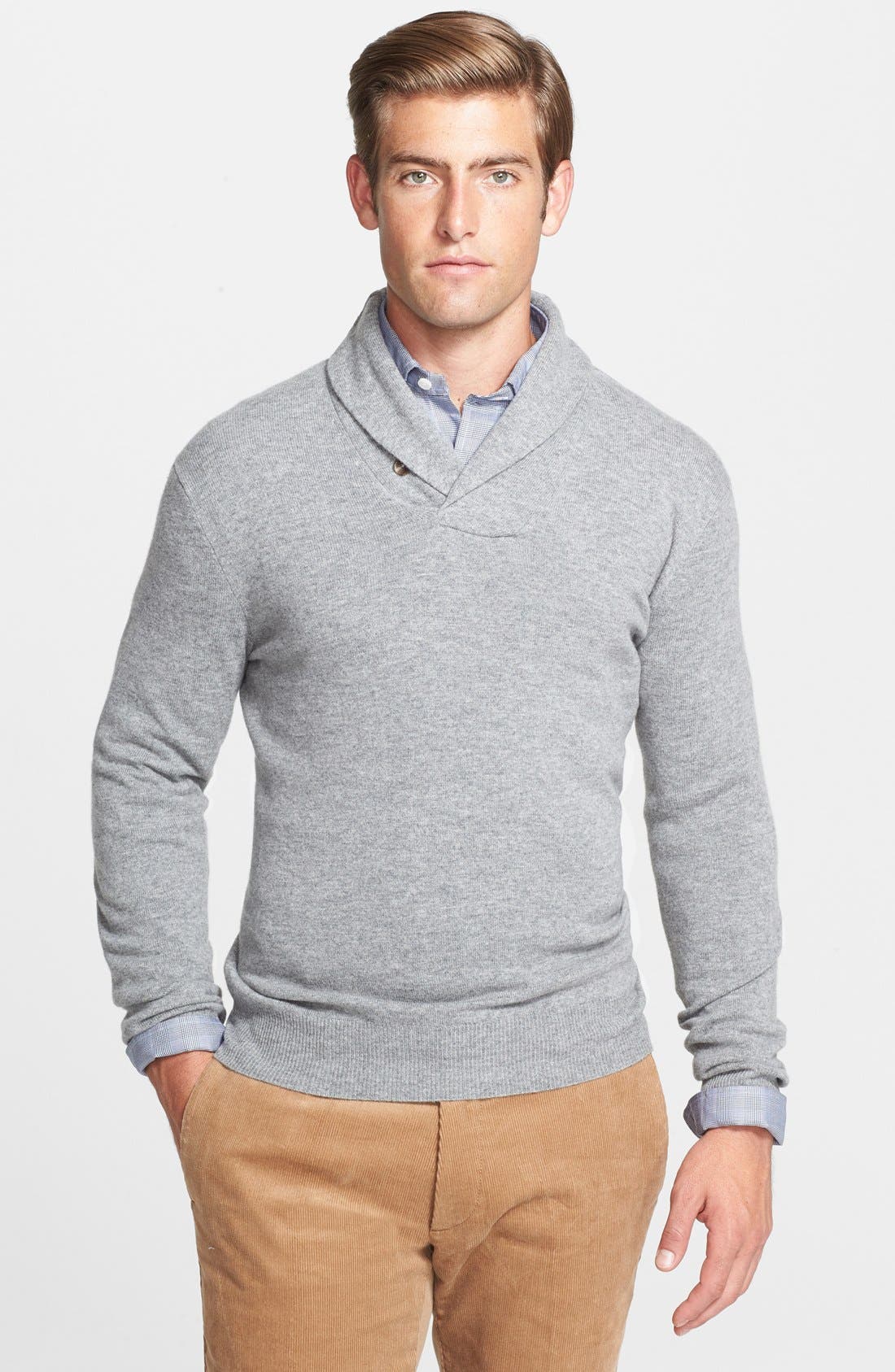 mens ralph lauren shawl collar sweater