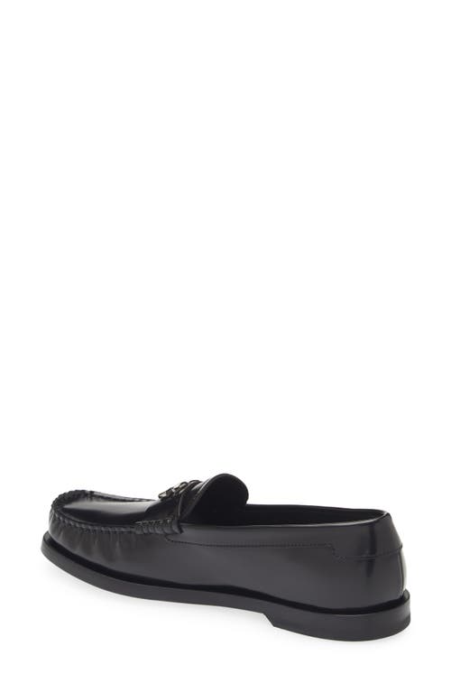 Dolce & Gabbana Dg Medallion Leather Classic Loafers In Nero