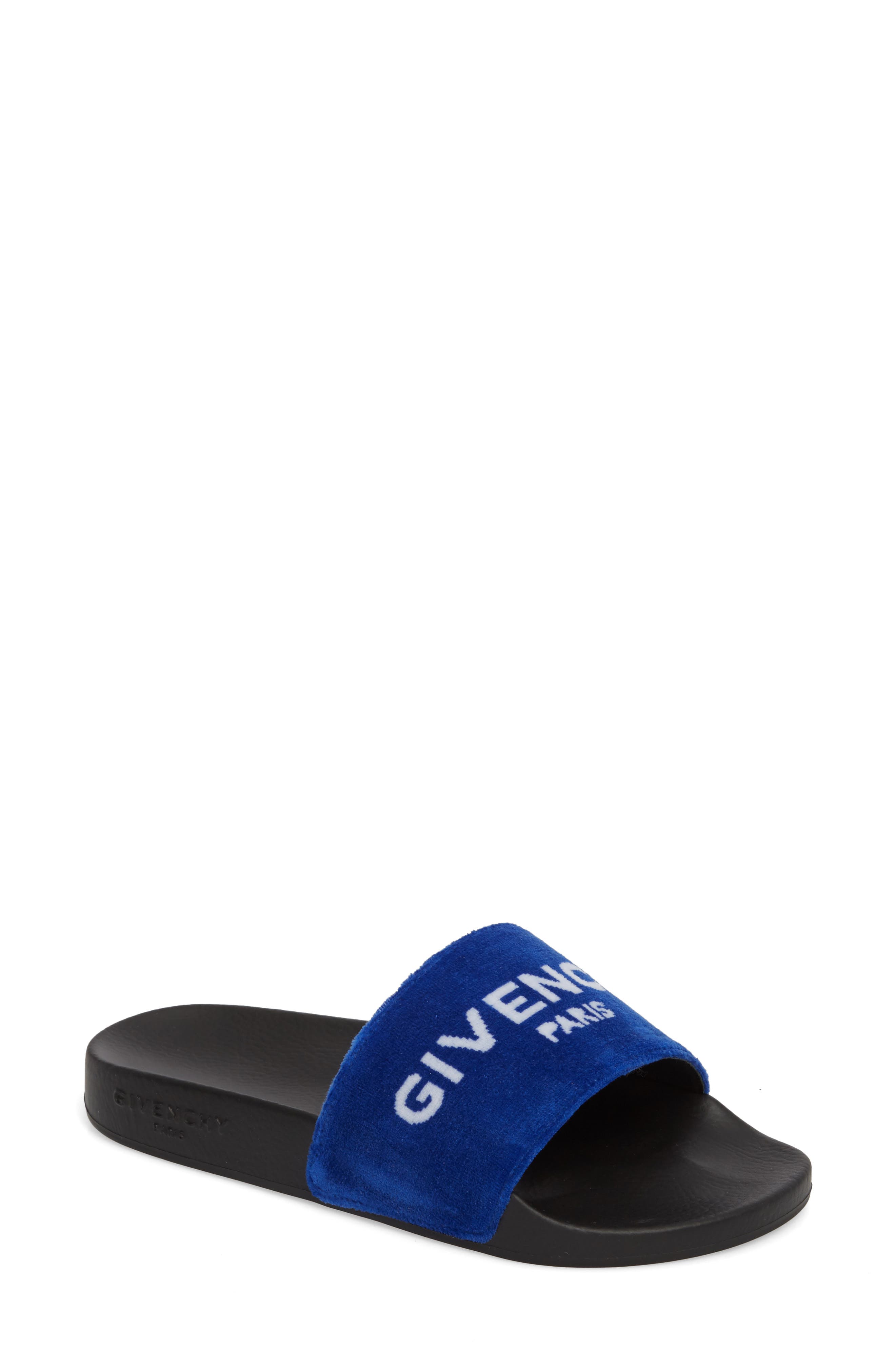 givenchy sliders blue