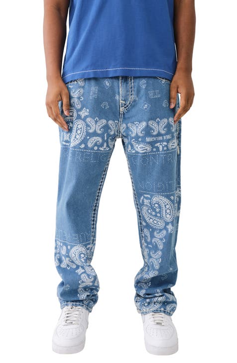 Bobby No Flap Super T Relaxed Fit Jeans (Riverbank Bandana)