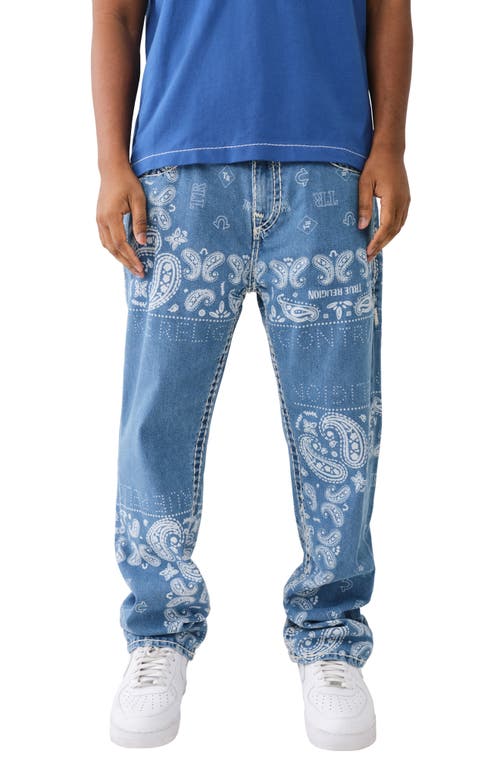 Bobby No Flap Super T Relaxed Fit Jeans in Riverbank Bandana Wash