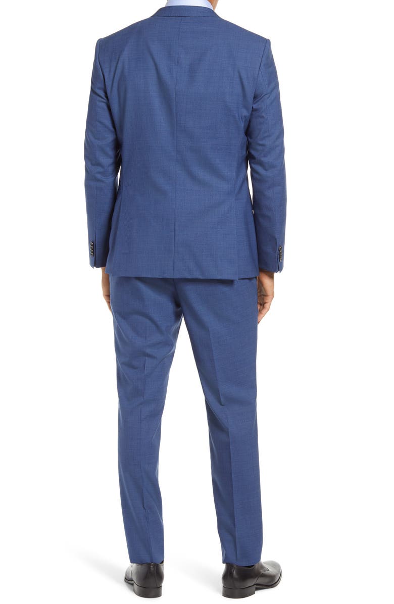 BOSS Huge/Genius Slim Fit Houndstooth Wool Suit, Alternate, color, 