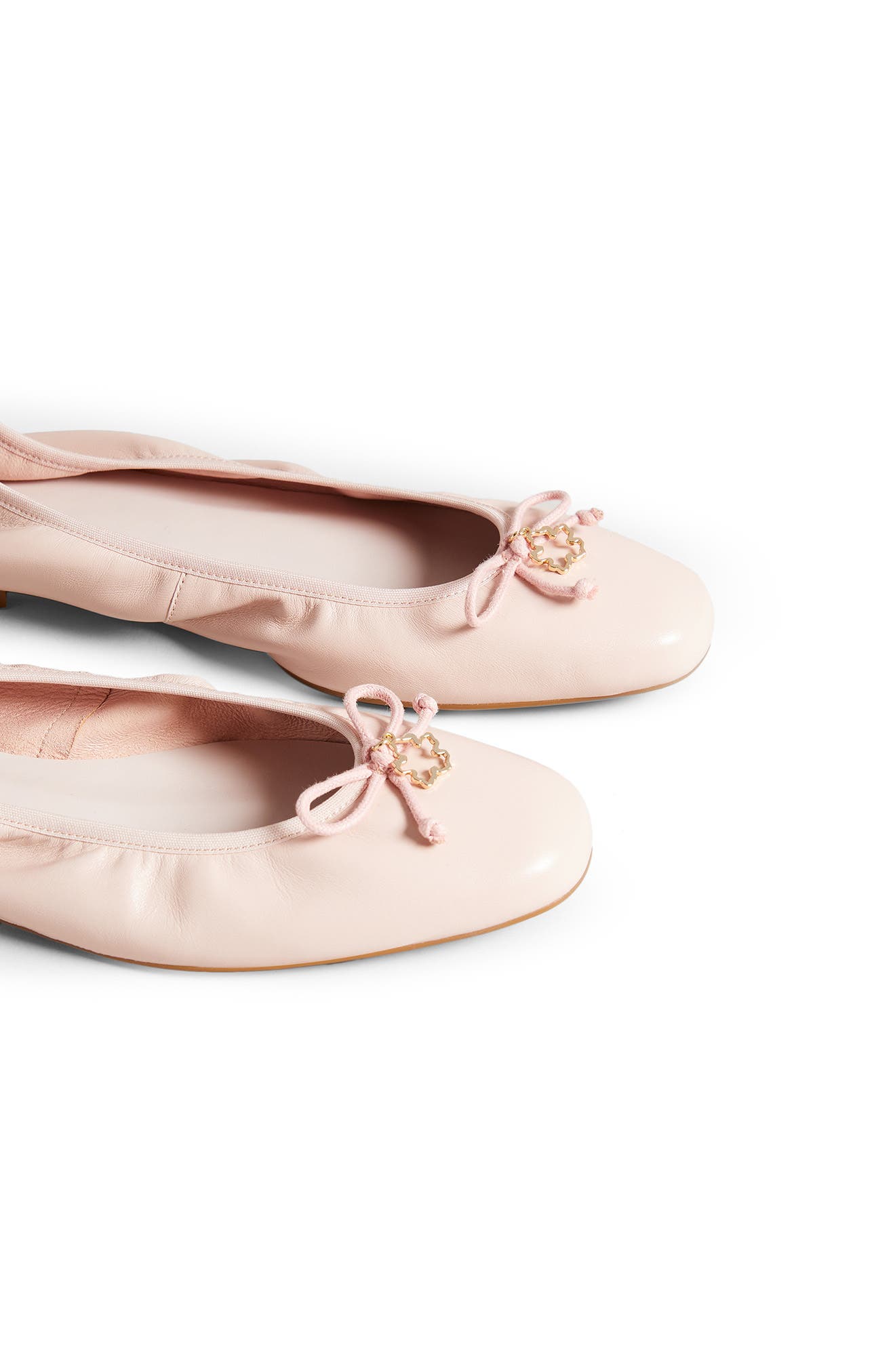 ted baker flats with bow